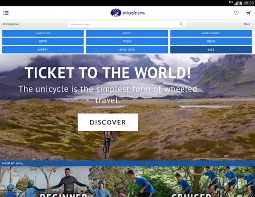 Unicycle.com USA android App screenshot 2